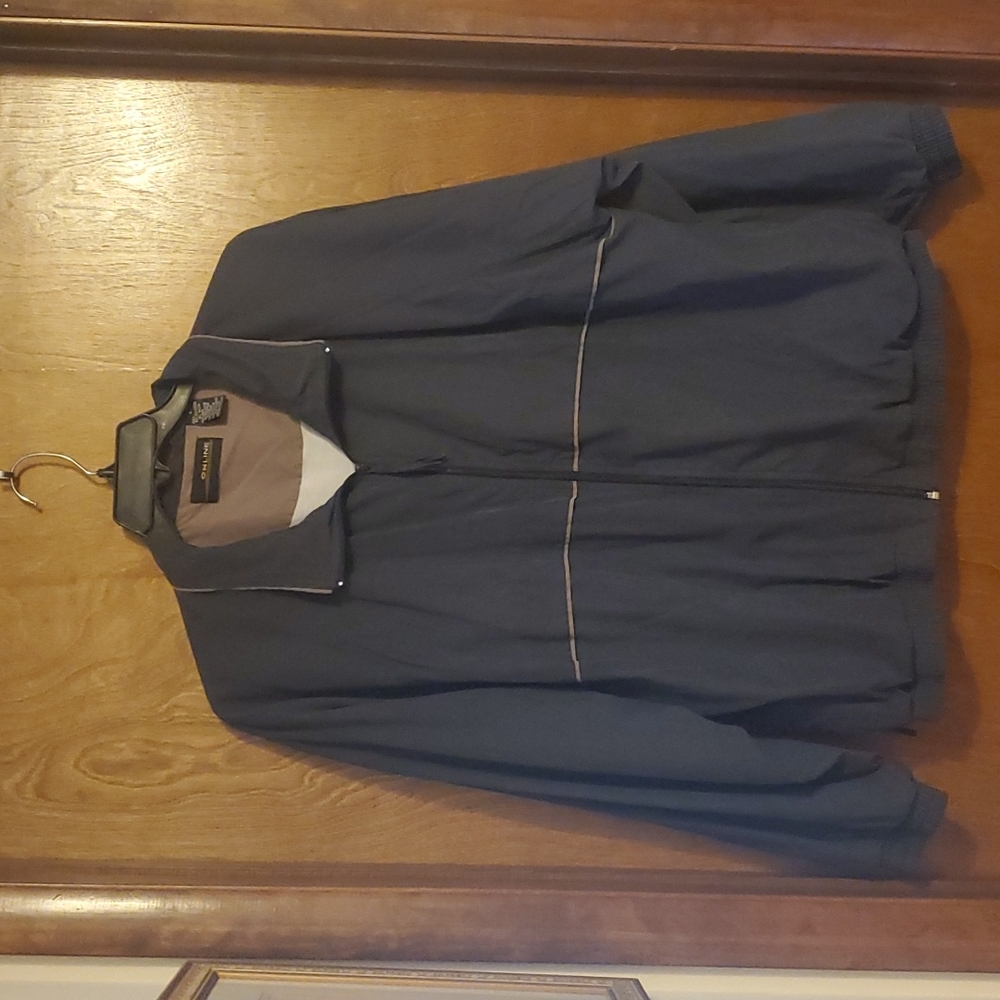 Mens Blue & Taupe Lightweight Jacket L